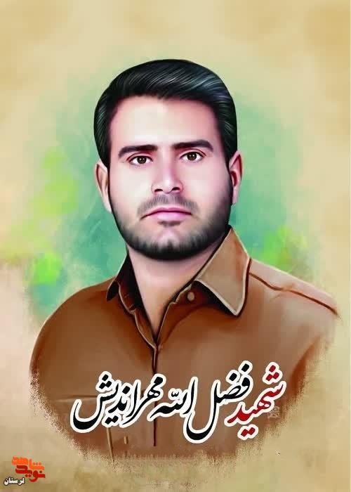 پوستر شهدای گلگون کفن دهه کرامت لرستان