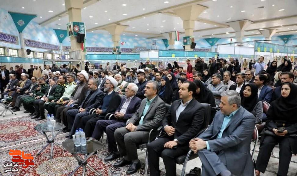 تصاویر/ افتتاح چهاردهمین نمایشگاه ملی کتاب دفاع مقدس در خراسان شمالی