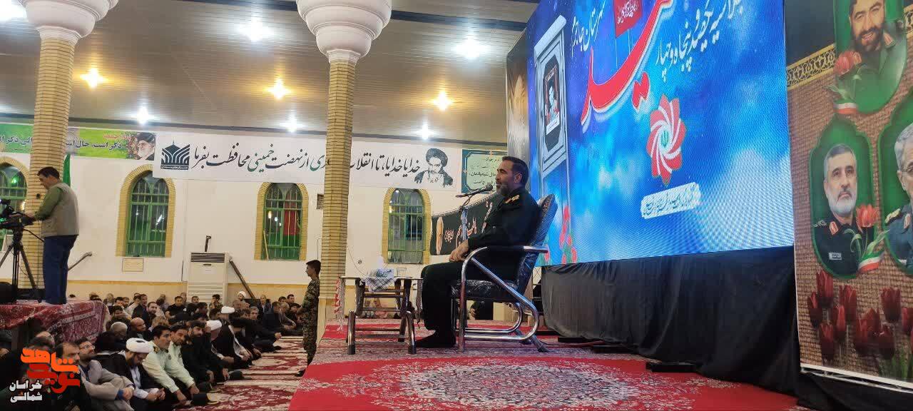 گزارش تصویری/ اجلاسیه ۱۵۴ شهید شهرستان جاجرم