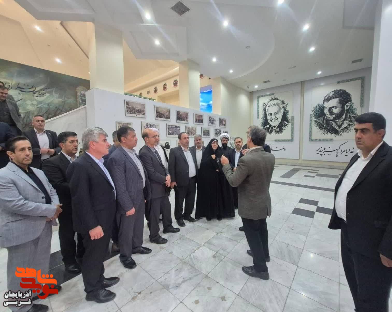 بازدید مشاوران وزرا در امورایثارگران از موزه دفاع مقدس