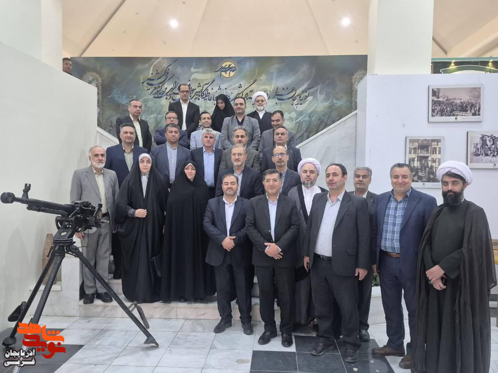 بازدید مشاوران وزرا در امورایثارگران از موزه دفاع مقدس