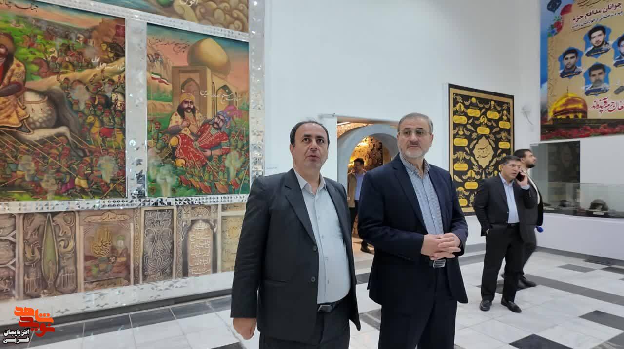 بازدید مشاوران وزرا در امورایثارگران از موزه دفاع مقدس