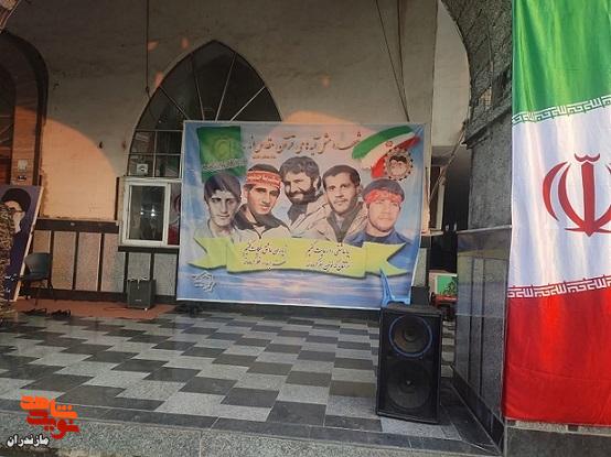 تصاویر/ یادواره شهدای «روستای شیخ‌گلی قائم‌شهر» همزمان با هفته دفاع مقدس