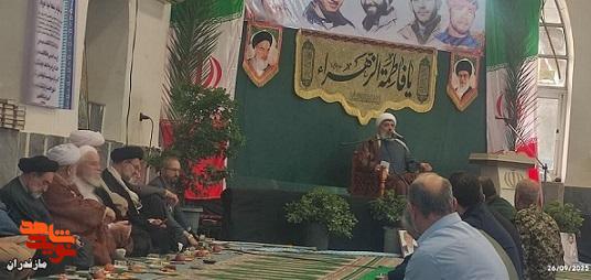 تصاویر/ یادواره شهدای «روستای شیخ‌گلی قائم‌شهر» همزمان با هفته دفاع مقدس