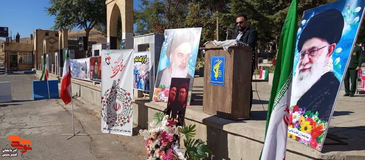 مراسم سراسری مهمانی لاله ها به مناسبت گرامیداشت هفته دفاع مقدس در شهرستان مهاباد