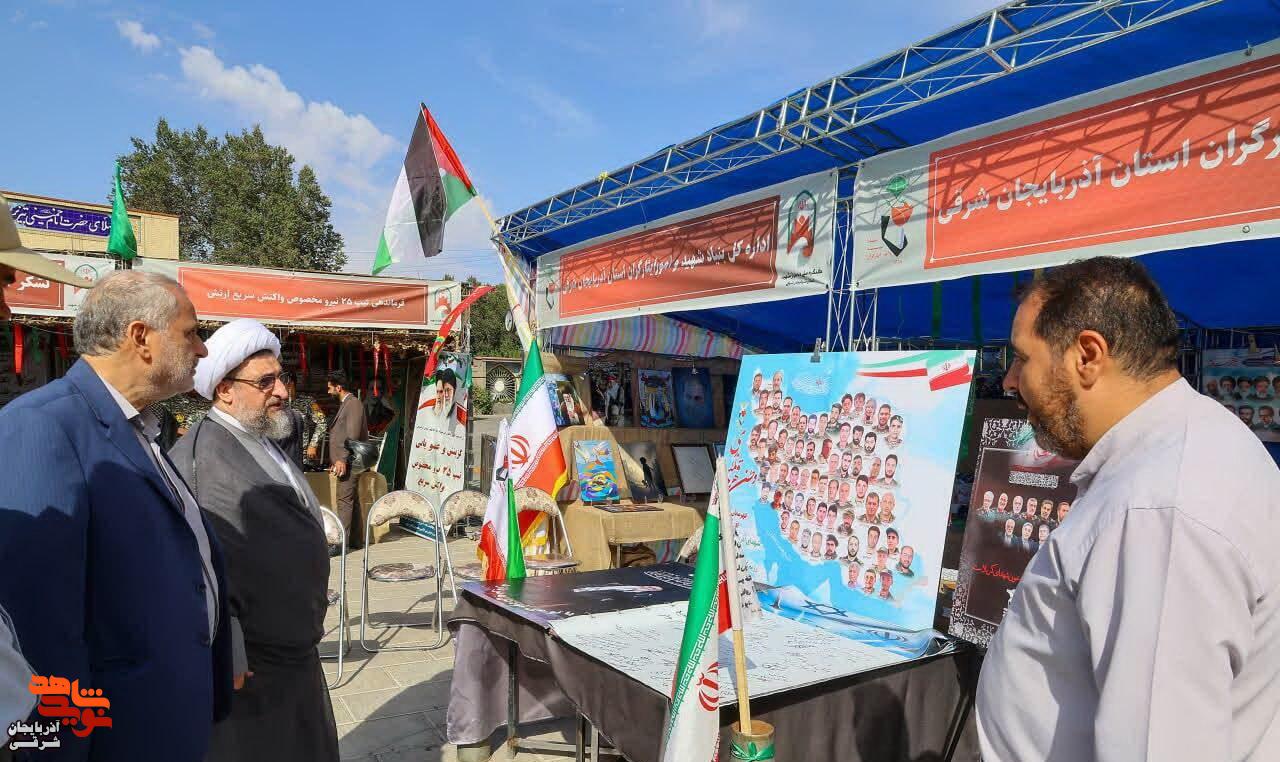 امام جمعه تبریز از نمایشگاه فرهنگیِ مصلی بازدید کرد