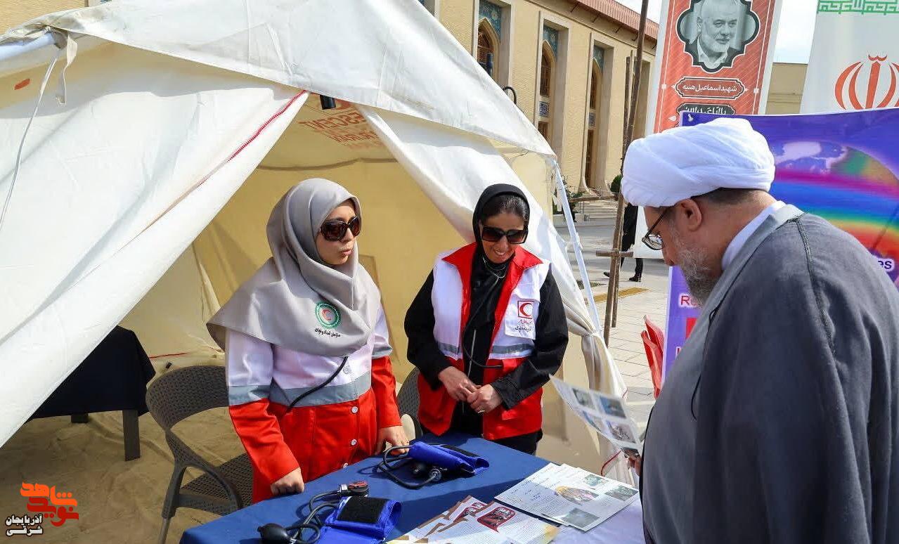 امام جمعه تبریز از نمایشگاه فرهنگیِ مصلی بازدید کرد