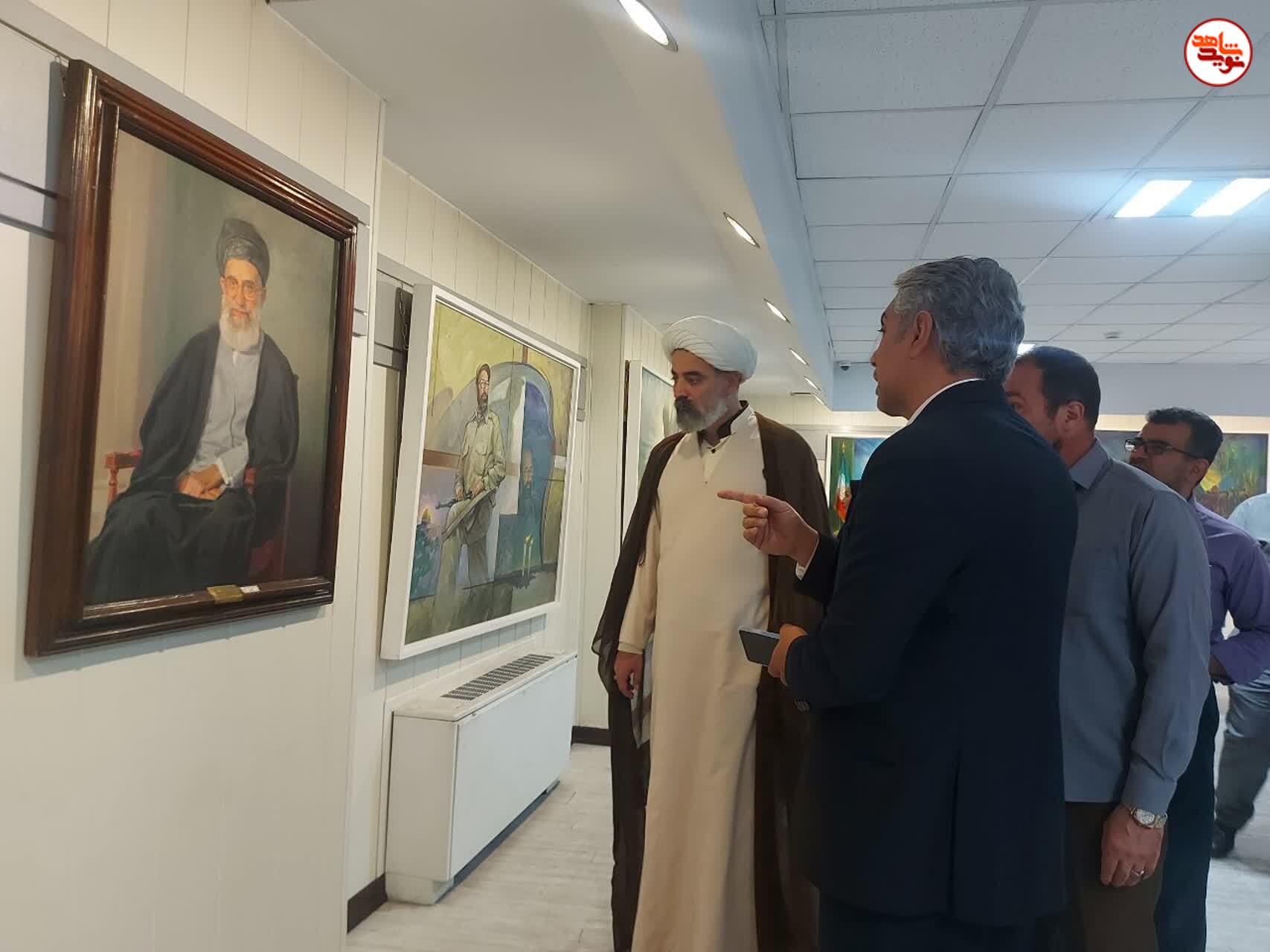 بازدید بسیجیان شهرداری تهران از موزه شهدا