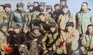 تصاویر کمتر دیده شده از غواصان غیور لشکر ویژه ۲۵ کربلا