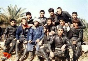 تصاویر کمتر دیده شده از غواصان غیور لشکر ویژه ۲۵ کربلا