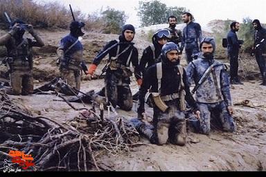 تصاویر کمتر دیده شده از غواصان غیور لشکر ویژه ۲۵ کربلا