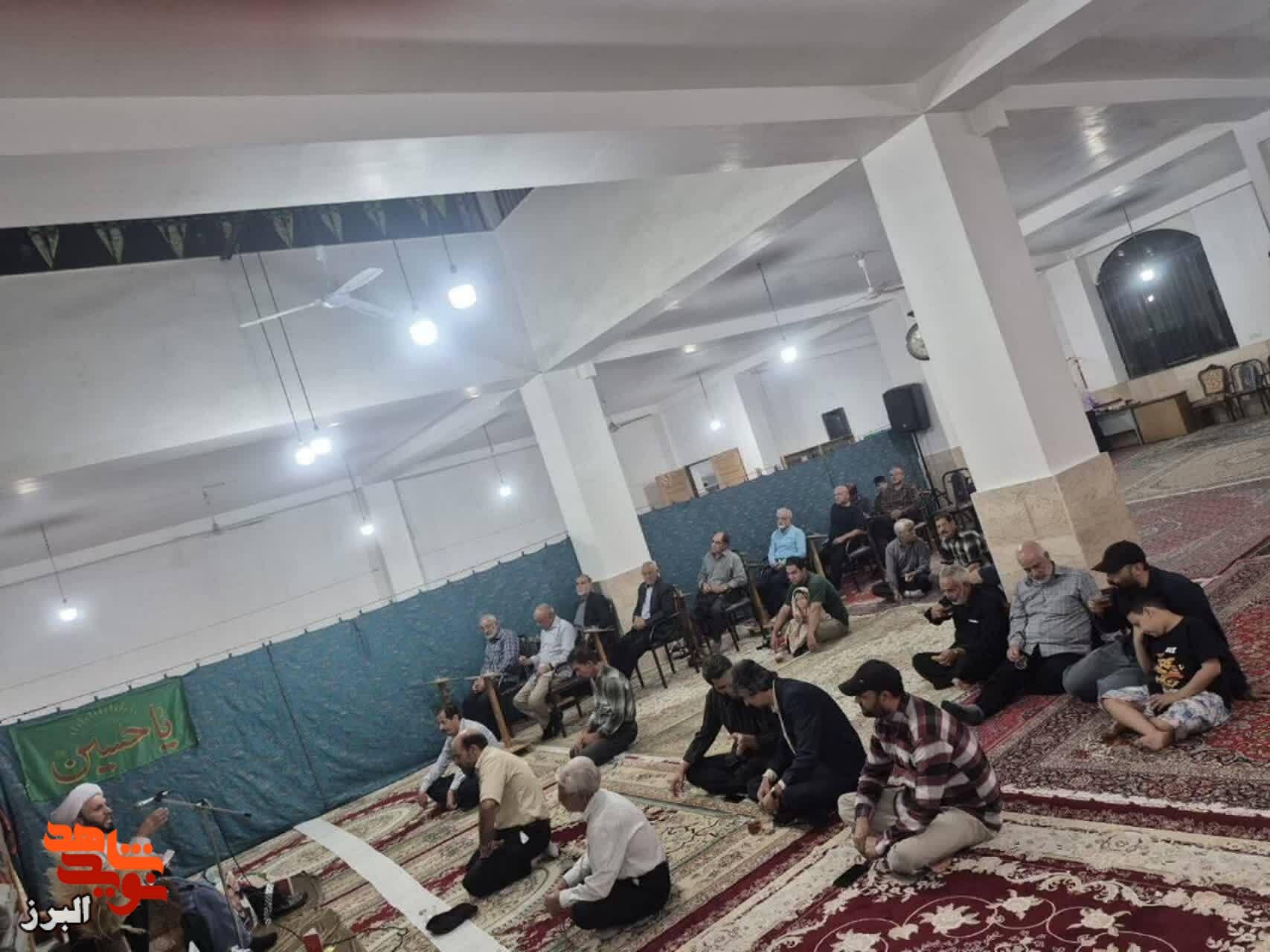 یادواره شهدای محله با روایتگری شیخ حسین محمدزاده در فردیس برگزار شد