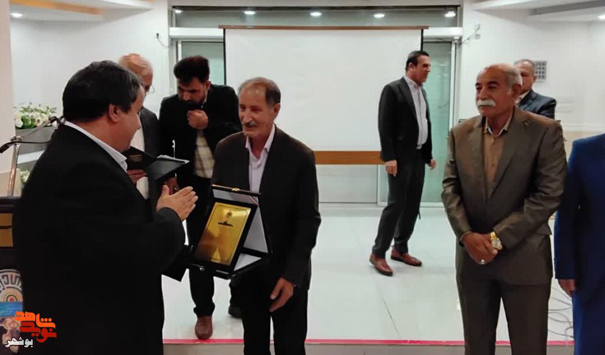 تقدیر بازنشستگان ناوشکن شهید نقدی از سرپرست بنیاد شهید و امورایثارگران استان بوشهر