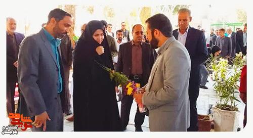 تجدید میثاق مسئولان پدافند غیر عامل و مدیران استان با آرمان‌های شهدا در زاهدان