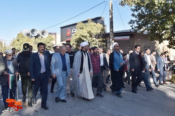 حماسه حضور مردم الشتر در یوم‌الله ۱۳ آبان رقم خورد