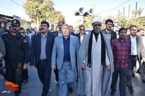 حماسه حضور مردم الشتر در یوم‌الله ۱۳ آبان رقم خورد