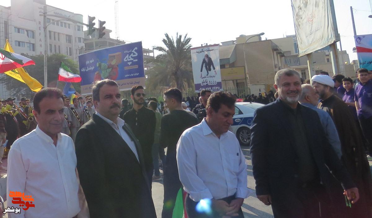 بانگ استکبار ستیزی مردم، مسئولان و دانش آموزان شاهد و ایثارگر