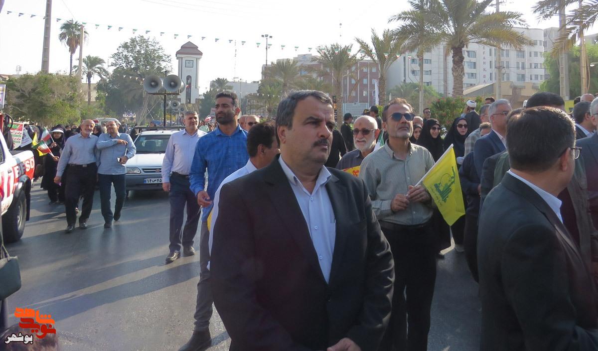 بانگ استکبار ستیزی مردم، مسئولان و دانش آموزان شاهد و ایثارگر