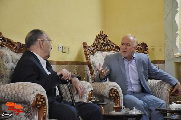 دیدار مدیرکل بنیاد شهید لرستان با ایثارگران شهرستان چگنی