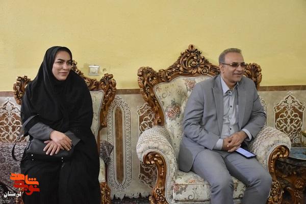 دیدار مدیرکل بنیاد شهید لرستان با ایثارگران شهرستان چگنی