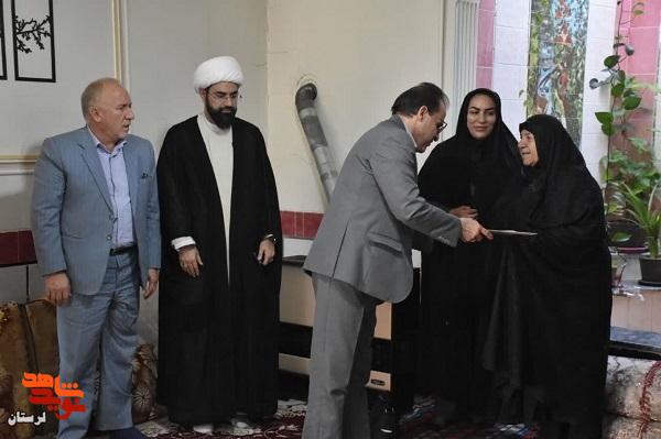 دیدار مدیرکل بنیاد شهید لرستان با ایثارگران شهرستان چگنی