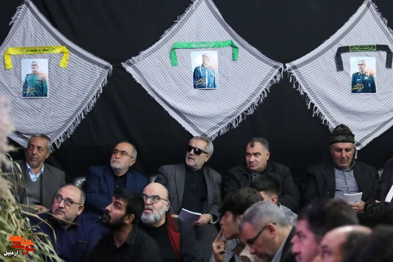 برگزاری مراسم گرامی داشت شهدای والفجر ۴ و شهدای فصل پاییز در اردبیل+ عکس