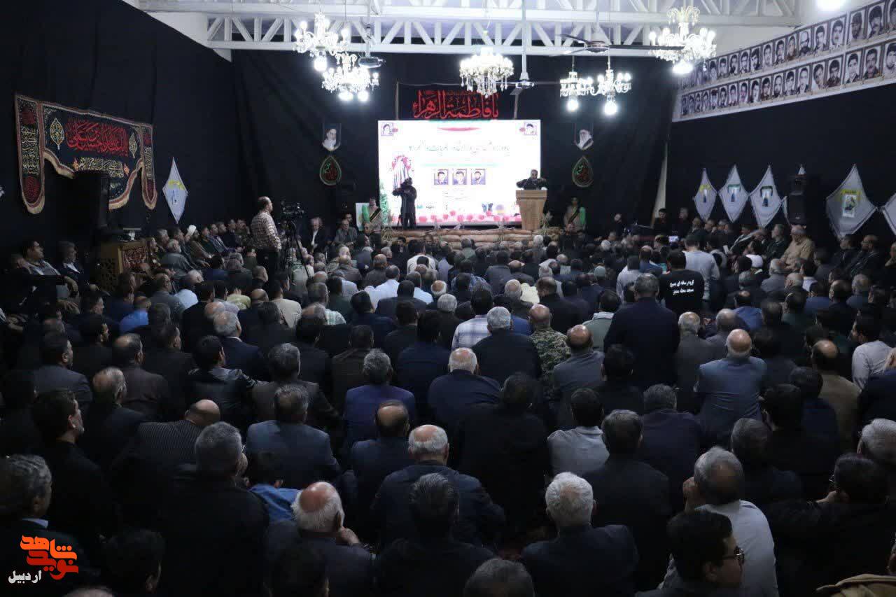 برگزاری مراسم گرامی داشت شهدای والفجر ۴ و شهدای فصل پاییز در اردبیل+ عکس