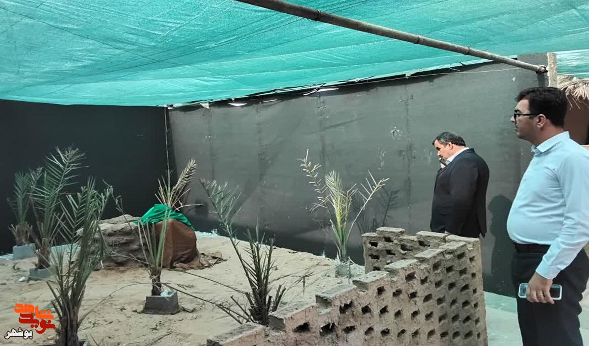 بازدید مدیر کل بنیاد شهید ازنمایشگاه لاله‌های مادری