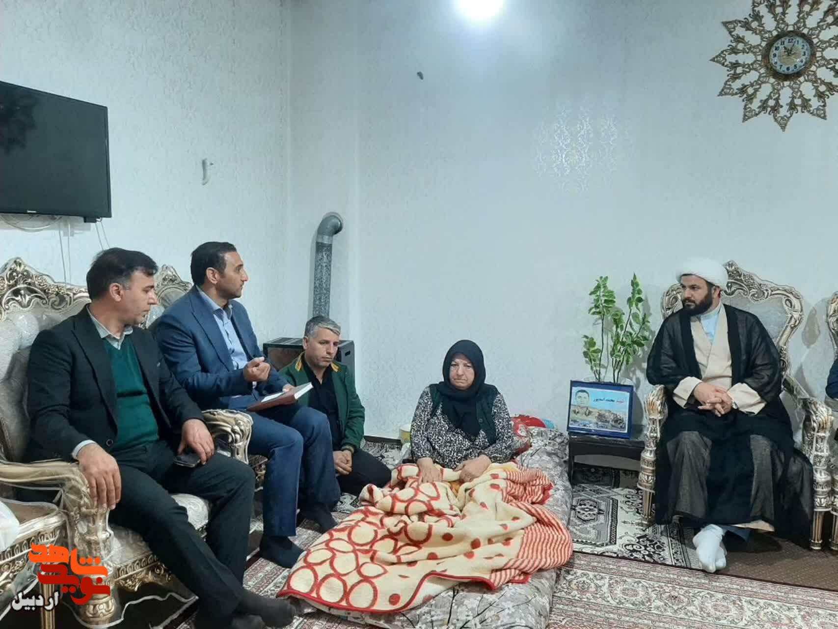 دیدار از خانواده‌های معظم شهدا در شهرستان بیله‌سوار + عکس