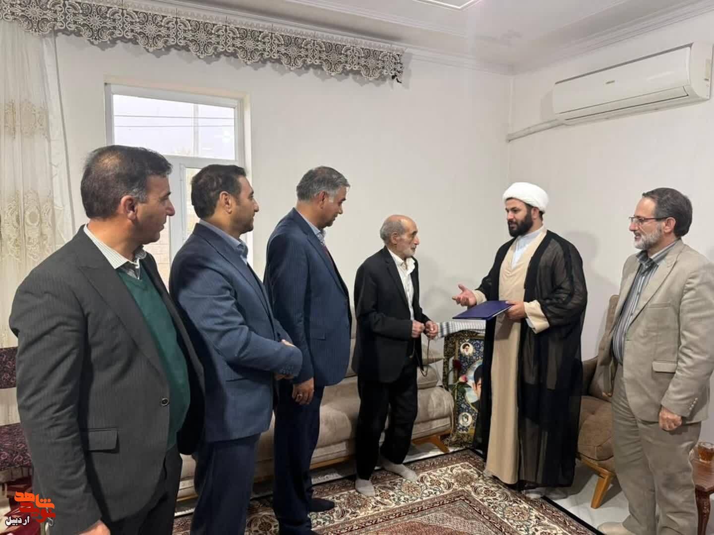 دیدار از خانواده‌های معظم شهدا در شهرستان بیله‌سوار + عکس