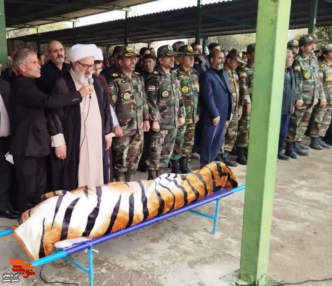 مراسم تشییع امیر سرتیپ حاج پولاد یوسفی