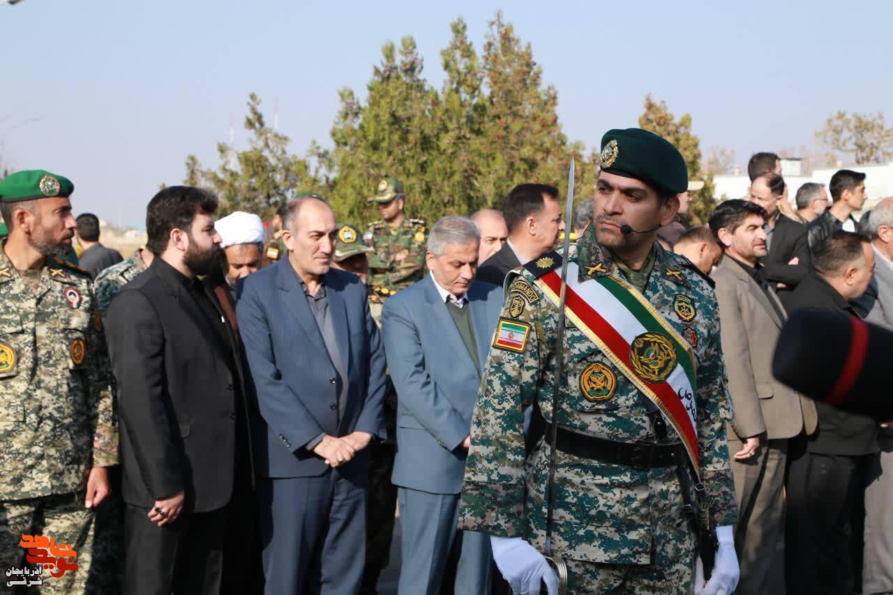 استقبال باشکوه تبریز از چهار شهید گمنام تازه‌تفحص‌شده دفاع مقدس