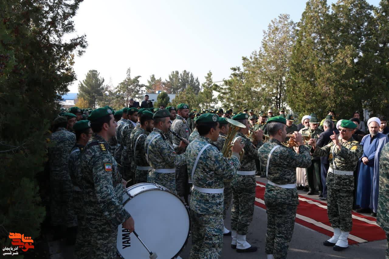 استقبال باشکوه تبریز از چهار شهید گمنام تازه‌تفحص‌شده دفاع مقدس