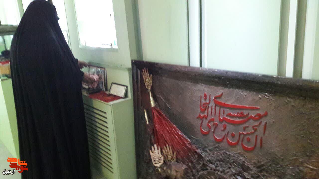 غبار روبی و عطر افشانی موزه شهدای اردبیل