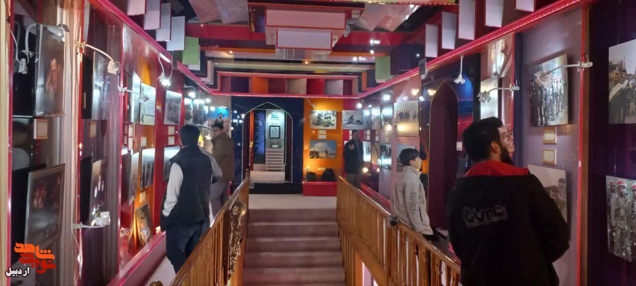 مراسم زیارت عاشورا و بزرگداشت شهدای ورزشکار در موزه شهدای اردبیل