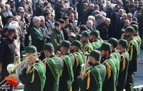 تشییع پیکر شهید اقتدار «محمد حسین شهریاری» در تبریز