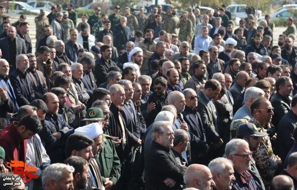 تشییع پیکر شهید اقتدار «محمد حسین شهریاری» در تبریز