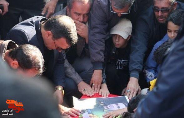 تشییع پیکر شهید اقتدار «محمد حسین شهریاری» در تبریز