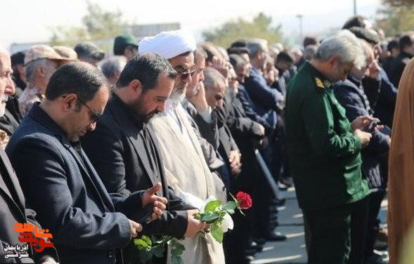 تشییع پیکر شهید اقتدار «محمد حسین شهریاری» در تبریز