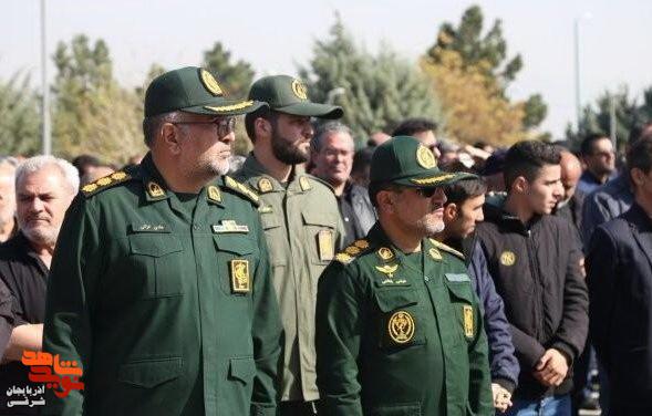 تشییع پیکر شهید اقتدار «محمد حسین شهریاری» در تبریز