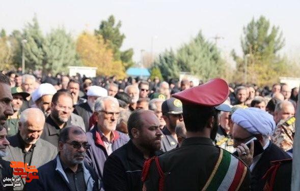 تشییع پیکر شهید اقتدار «محمد حسین شهریاری» در تبریز