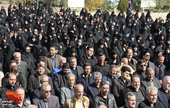 تشییع پیکر شهید اقتدار «محمد حسین شهریاری» در تبریز