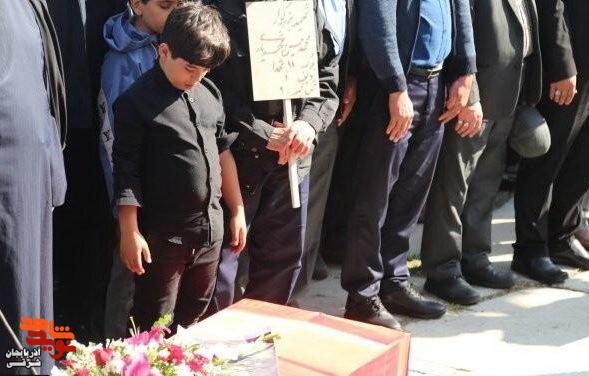 تشییع پیکر شهید اقتدار «محمد حسین شهریاری» در تبریز