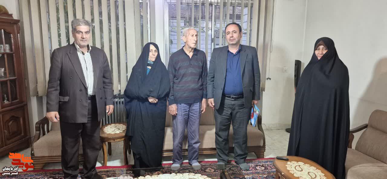 دیدار مدیرکل بنیاد شهید و امورایثارگران آذربایجان غربی با جانباز  ۷۰ درصد گرانقدر « محمود برانی »