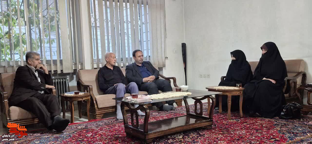 دیدار مدیرکل بنیاد شهید و امورایثارگران آذربایجان غربی با جانباز  ۷۰ درصد گرانقدر « محمود برانی »