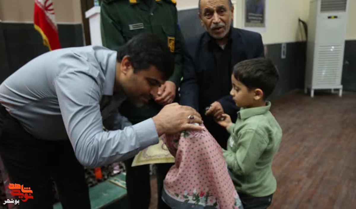 یادوراه شهیدان؛ احمد پریچه، کریم چاهشوری و ایمان قائدی در شهرستان دشتی