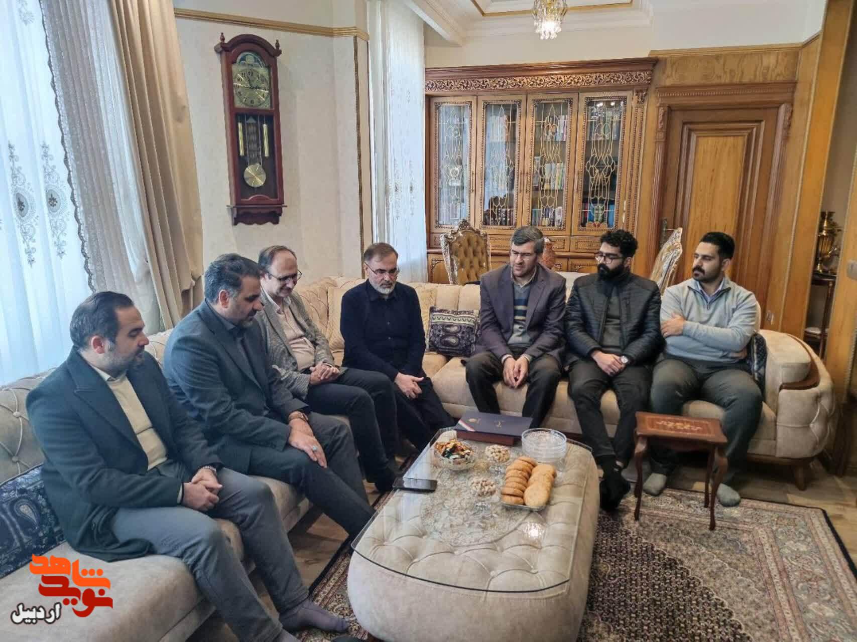 دیدار با جانباز دکتر «علیرضا آقاجعفری» از نخبگان شاهد و ایثارگر اردبیل