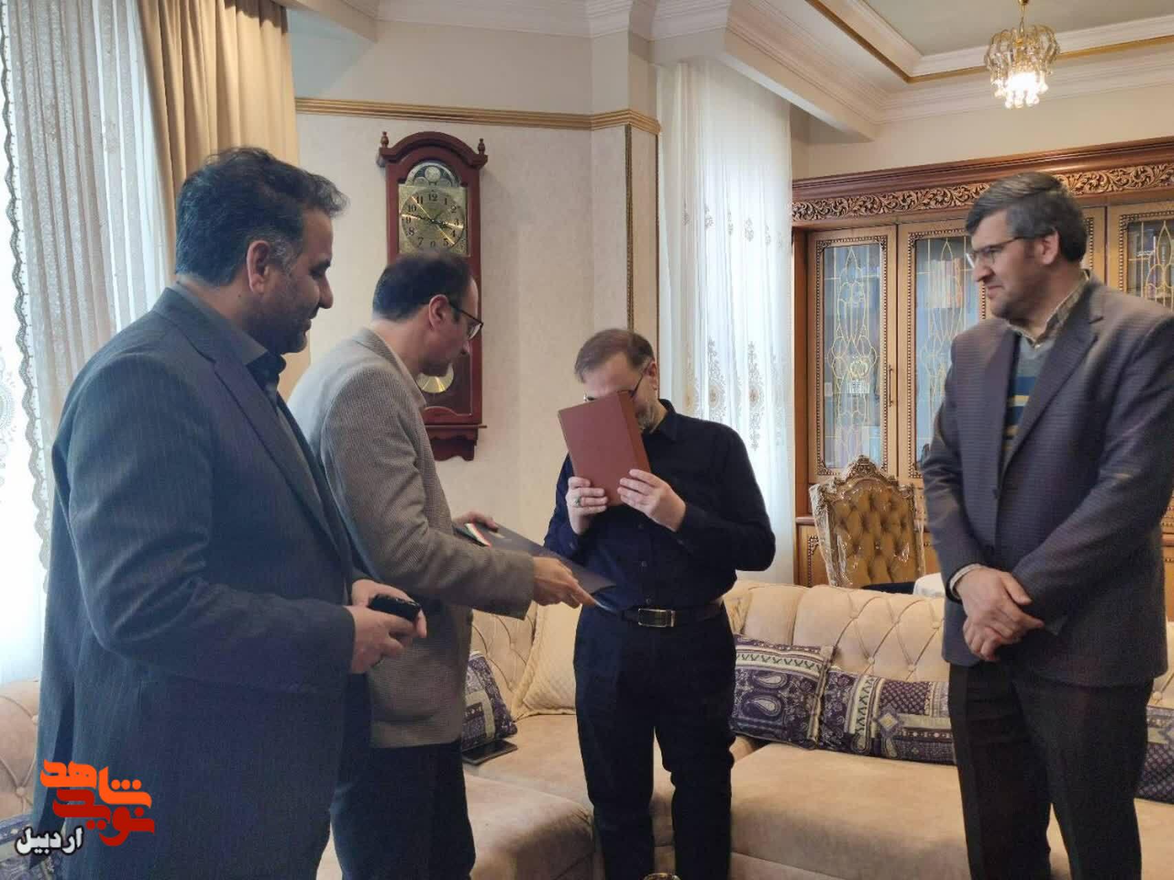 دیدار با جانباز دکتر «علیرضا آقاجعفری» از نخبگان شاهد و ایثارگر اردبیل
