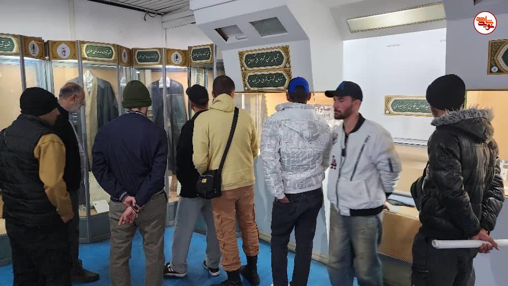 بازدید سربازان فاتب از موزه مرکزی شهدا