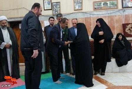 تصاویر/ مراسم تکریم مادران و همسران شهدا ورزشکار در شهرستان نور